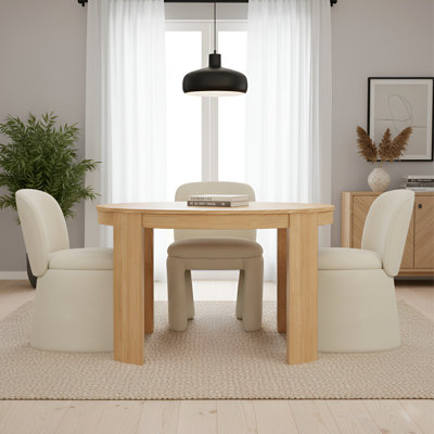 Chaise d'appoint Mino, beige