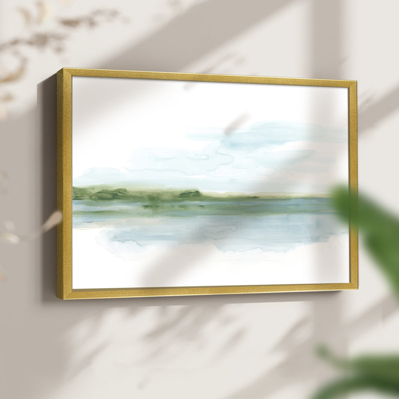 Green Ribbon Coast II - reproduction encadrée - réarmable, H 16 po x l 20 po