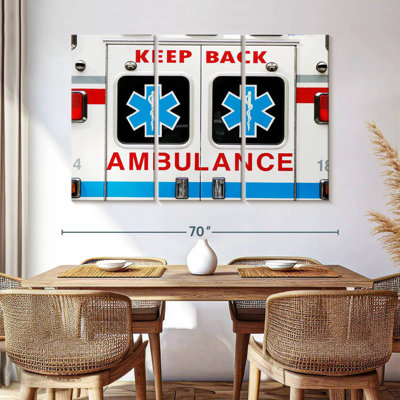 Ambulance Distance Warning Sign