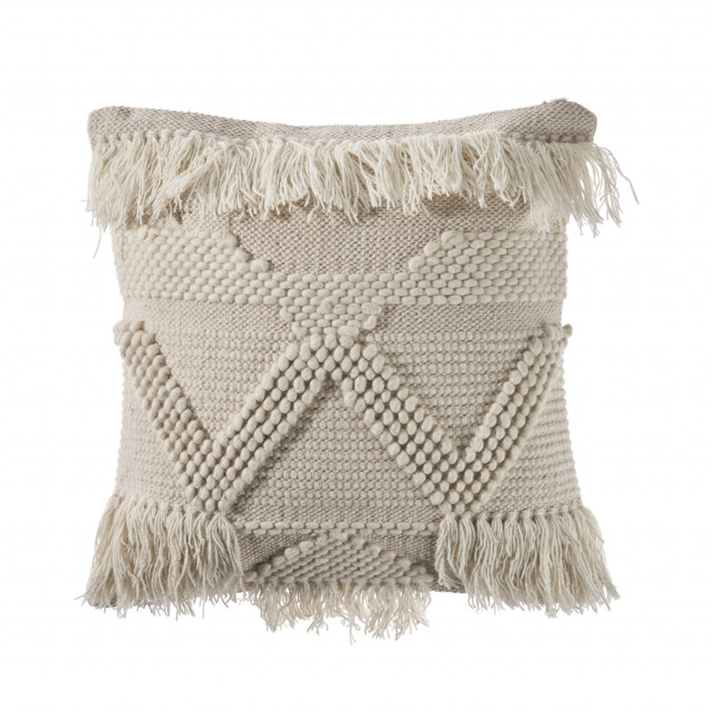 Housse de coussin en coton tissé à la main, Housse de coussin et insert