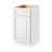 HOMEIBRO Cozy Design 18 W x 21 D x 34.5 H Ready-to-Assemble Plywood Traditional Base Unit in Traditional White