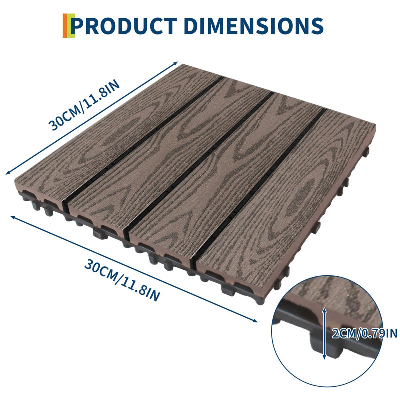 Laminate Flooring, Dark Brown Wood