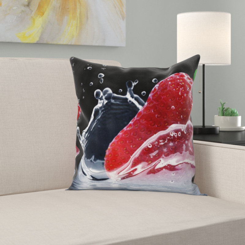 Coussin fraise