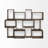 Cherryford (Set of Two) Rustic Light Gray Brown Cube Box Shelves-94445203-94445204