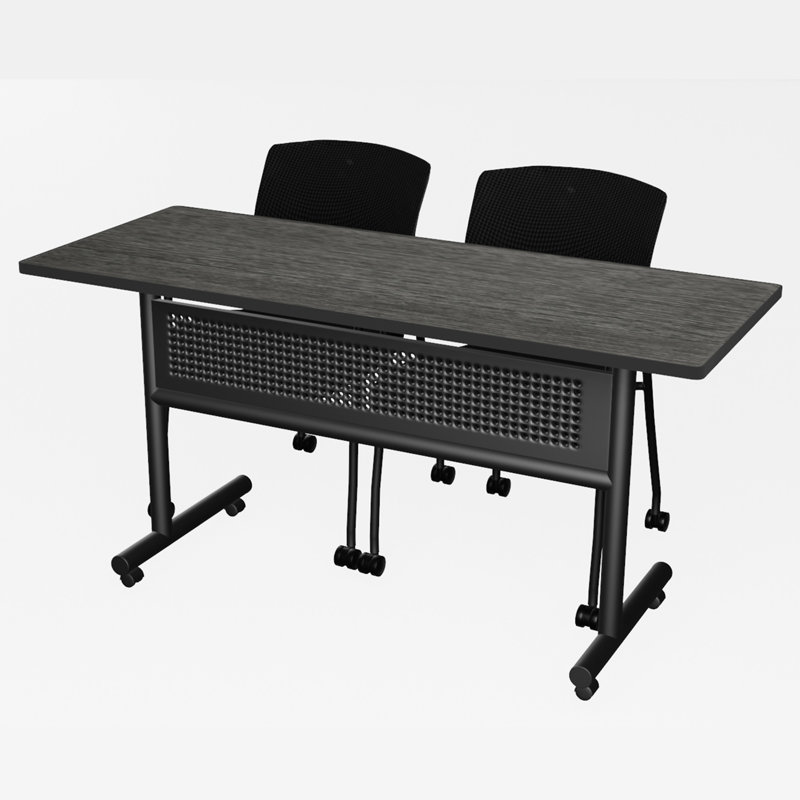 Kobe table de nidification 72 po x 24 po Kobe, Gris, H 29 po x L 48 po x P 24 po