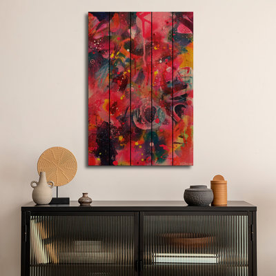 Reproduction d'art murale en bois - Luciole par Jennifer Patzer