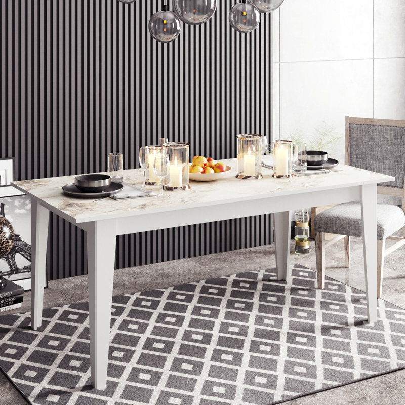 Goodlow Dining Table, White
