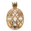 Miroir ananas Nantucket, 25 po