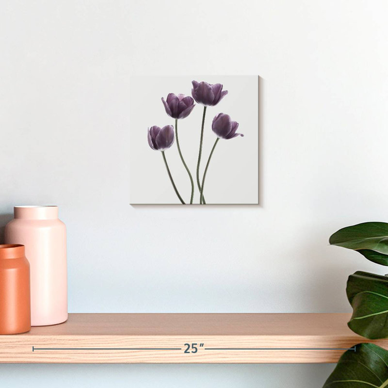 Harnek Tulips Purple, 10" H x 10" W