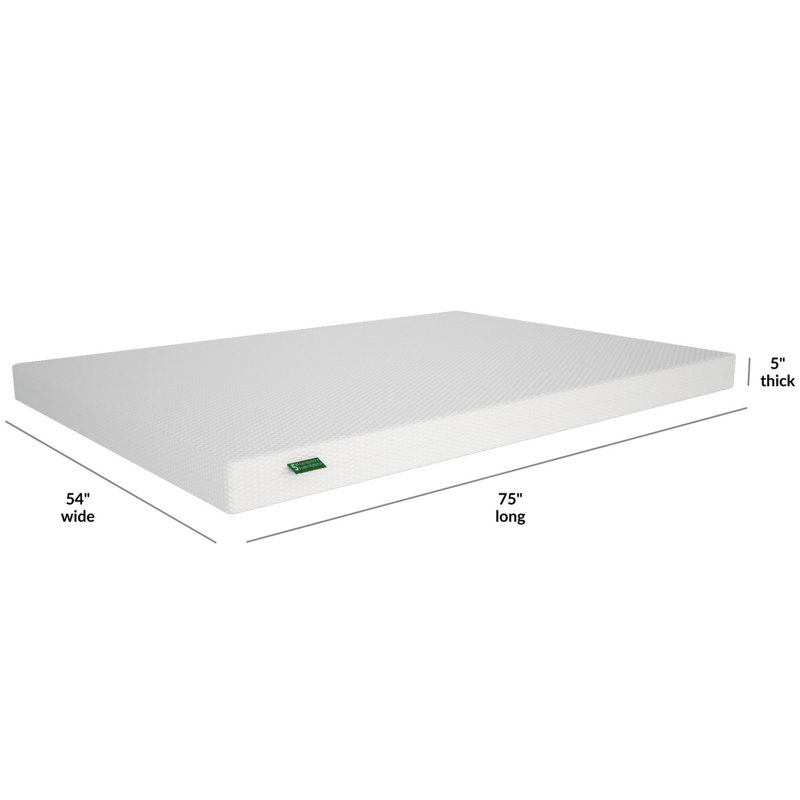 Matelas en mousse viscoélastique 5 "Laurant, Double double