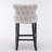 Velvet Upholstered Bar Stool Chair Set of 2-1330648767