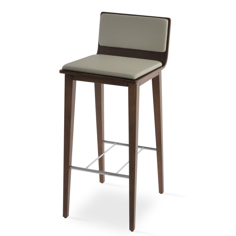 Tabouret Sawyer, Gris clair, Tabouret de comptoir (assise de 24 po de hauteur)