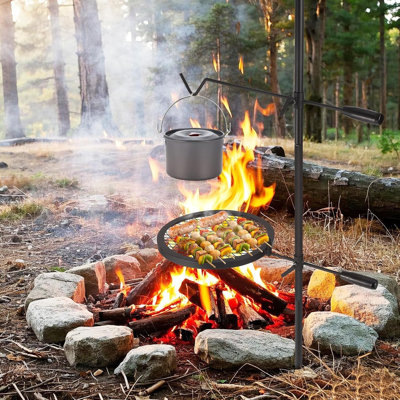 62cm Cast Iron Reversible Grill / Griddle