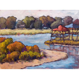 Funky Marsh - Artist Enhanced Canvas Print