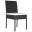 Chaise d'appoint de patio avec coussin Coursey-189041558-189041553