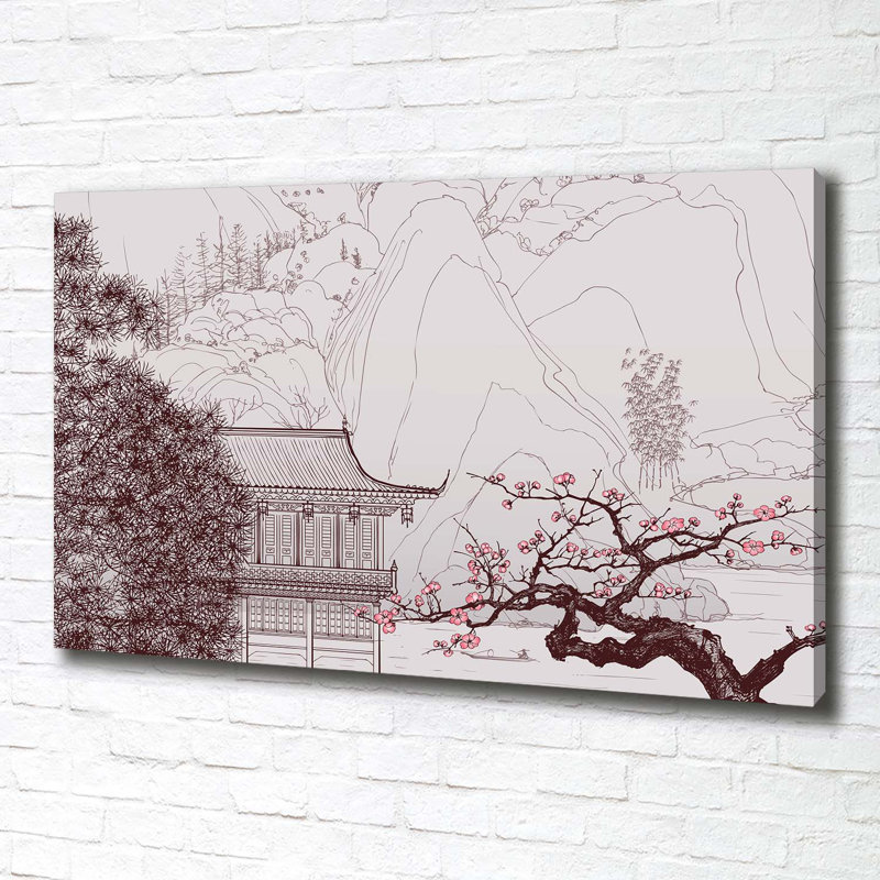 Chinese Landscape - Wrapped Canvas Print