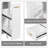 24" Freestanding Single Vanity With Ceramic Sink-735609284