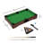 Mini Pool Table - 20-Inch Portable Tabletop Billiards Game With Cue Balls, Sticks, Chalk, Brush, And Triangle Rack - Table Games