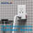 2 Pack Grounded Outlet Wall Tap Adapter with On/Off Power Switch，Single Outlet with Switch,White
