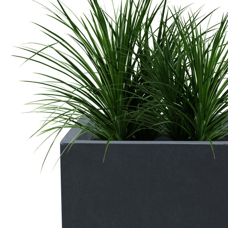 Rosston Pot Planter, Charcoal, 16' H x 11' W x 11' D