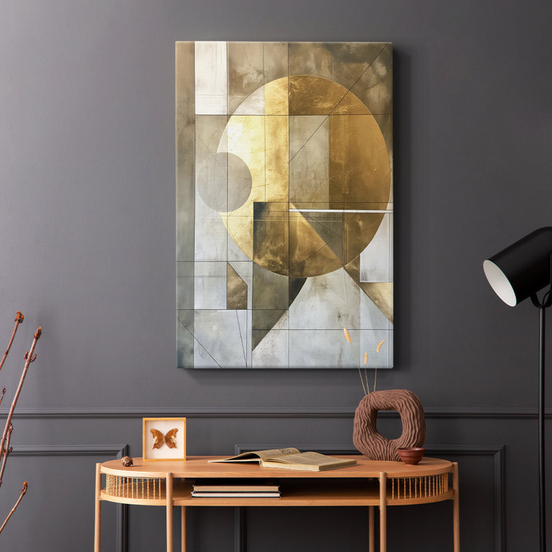 Série ABSTRACT Cxxx - Toile tendue avec châssis de qualité supérieure - Prêt à être accroché, H 18 po x l 12 po