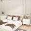 Table de chevet moderne l 19,6 po (ensemble de 2)-723445166-697422398