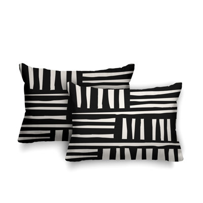 Coussin lombaire intérieur / extérieur Pereto Abstract Lines