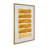 Modern Glam Gold Ingots Textured Abstract Artwork, Gold, White and Black