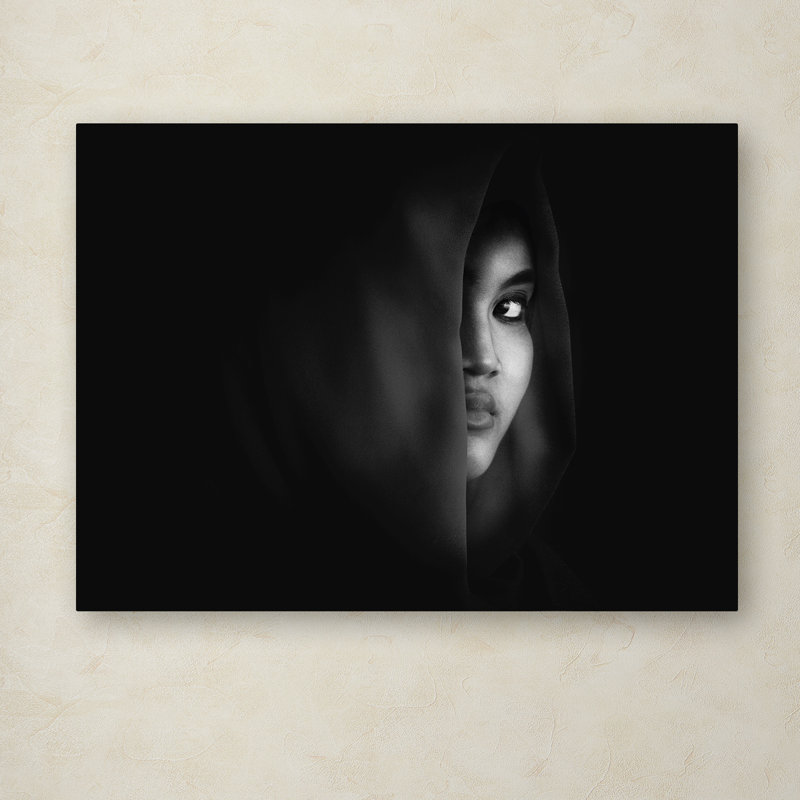 « burn eye », reproduction de photo sur toile, H 18 po x l 24 po x P 2 po, Toile tendue, Pas de tapis