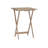 Ensemble de quatre tables-cabaret en acacia avec support Hadley