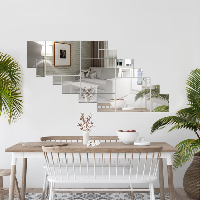 Alesa Wall Mirror, Silver
