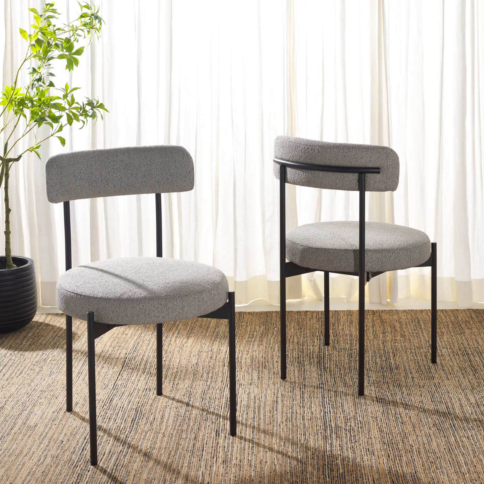 Liana Dining Chair, Gray