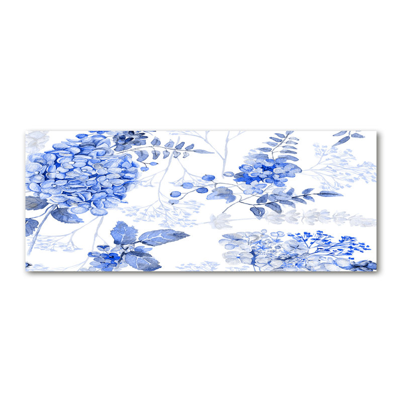 Floral Pattern - Print, Canvas, 50cm H x 125cm W x 2cm D