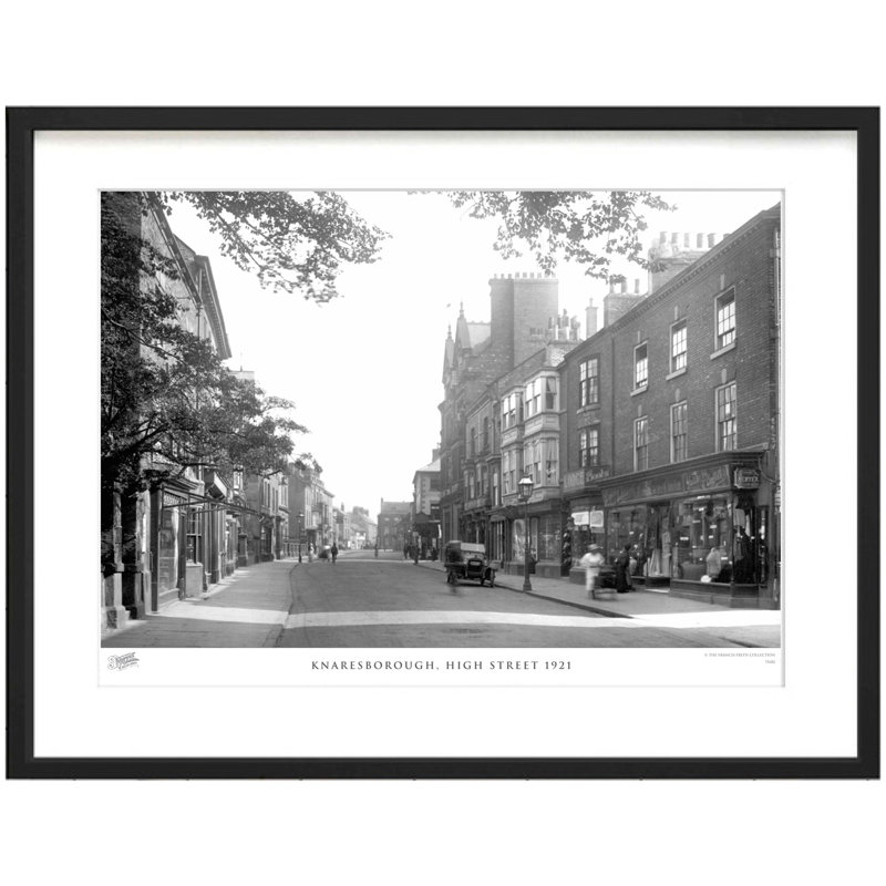 Knaresborough, High Street 1921 - Single Picture Frame Print, 28cm H x 36cm W x 2.3cm D