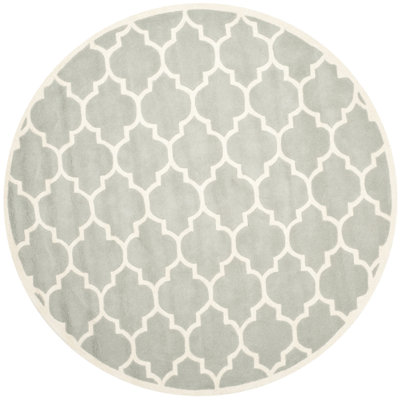 Tekonsha Geometric Wool Hand Woven Area Rug