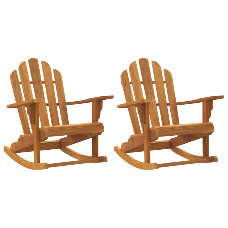 Wendin Teak Outdoor Adirondack Set