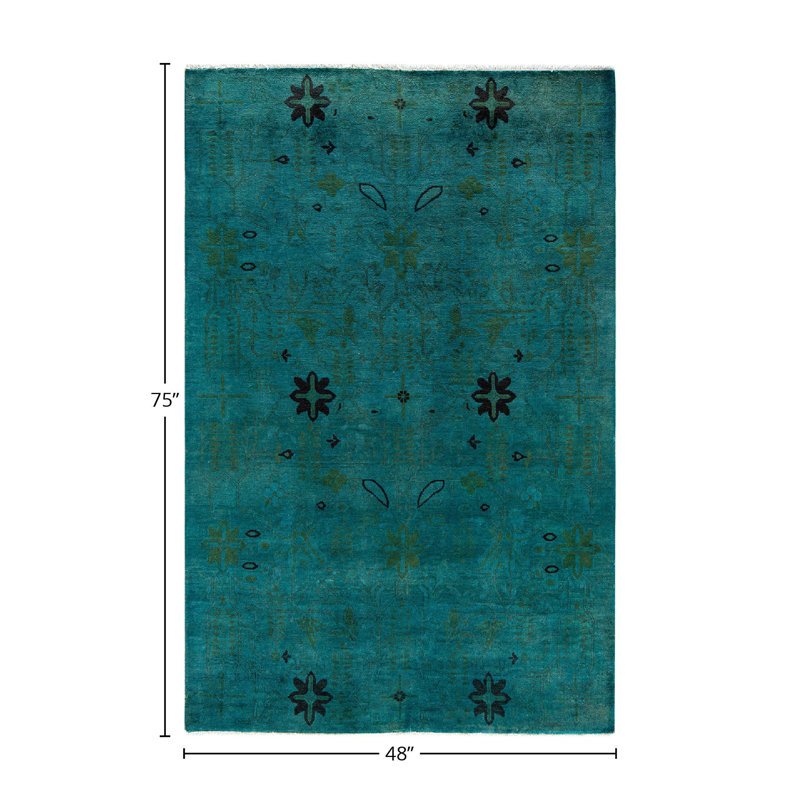 Curlee One-of-a-Kind 4' 0" X 6' 3" Hand Knotted Area Rug