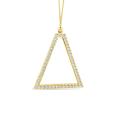4.75'' Handmade Geometric Metal Holiday Shaped Ornament