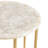 Tira Stone Top End Table