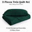 Ensemble de couvre-lit matelassé en microfibre embossée-125773348-125773359
