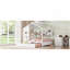 Lit de maison en bois avec lit gigogne, conception moderne pour enfants avec tablette de rangement-1698904528-1698904531
