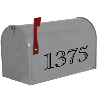 4 po Numéro de maison de l’autocollant