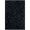 Geometric Flatweave Cotton Black Rug