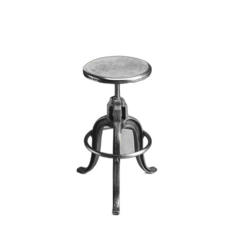 Tabouret tournant Istrate, Argent argent