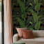 Black and Green Banana Leaf Wallpaper