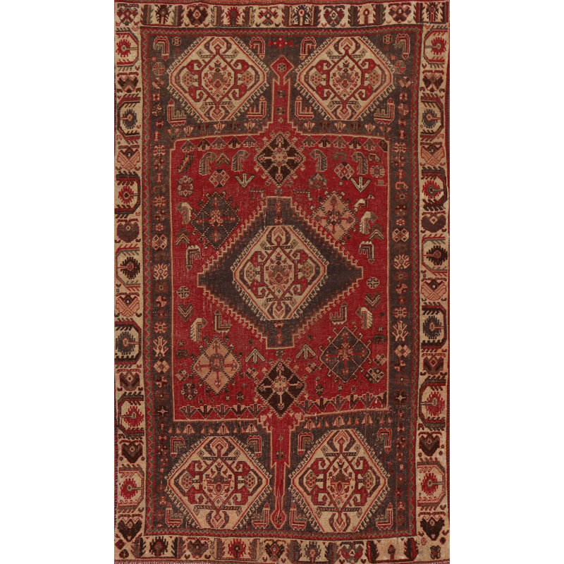 Tapis traditionnel à teinture végétale 4 x 8
