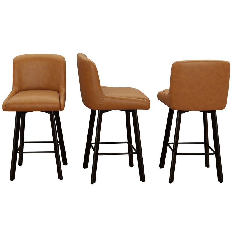 Tabouret de bar 26 po H, Brun whisky, 3, Tabouret de bar = siège d'une hauteur de 26 po 