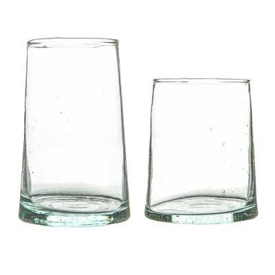 12pc Merzouga Recycled Drinking Glassware Set - By Nicola Spring