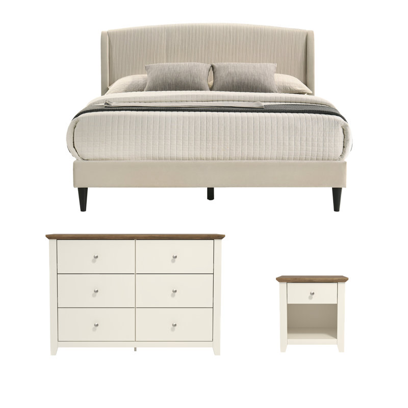 Bailey 3 Piece Bedroom Set, Queen