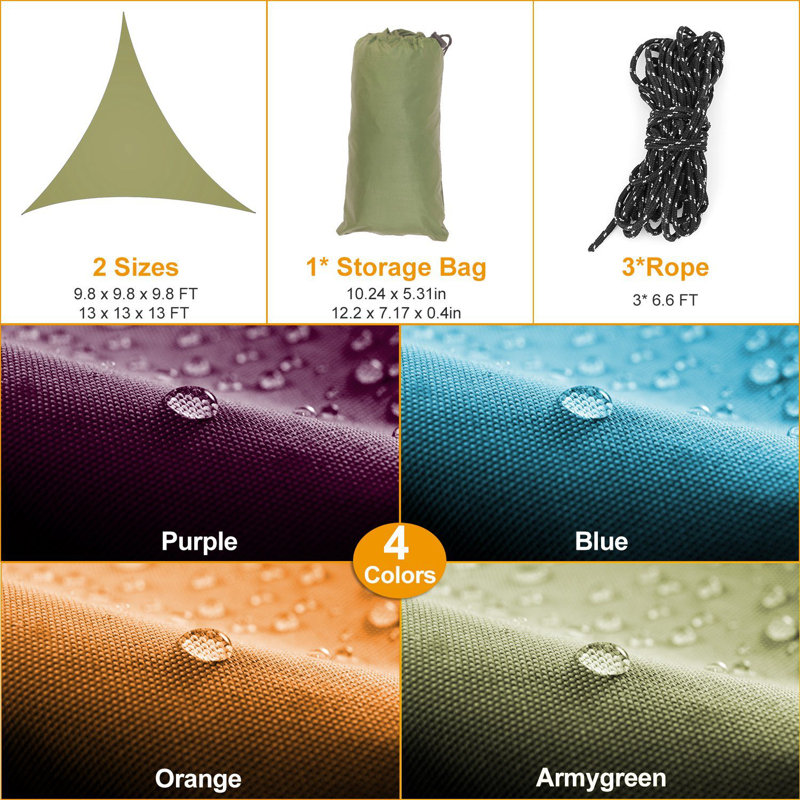 13'1" Triangle Shade Sail